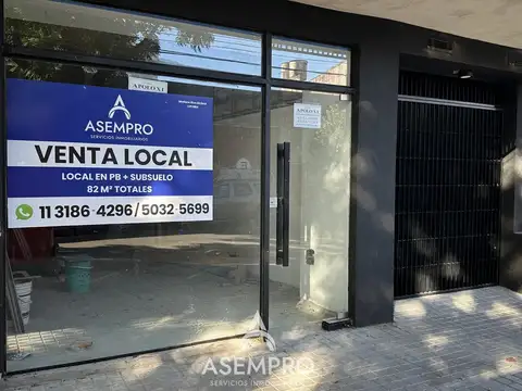 OPORTUNIDAD!! LOCAL EN COGHLAN A 2.000 EL M2 - A ESTRENAR!