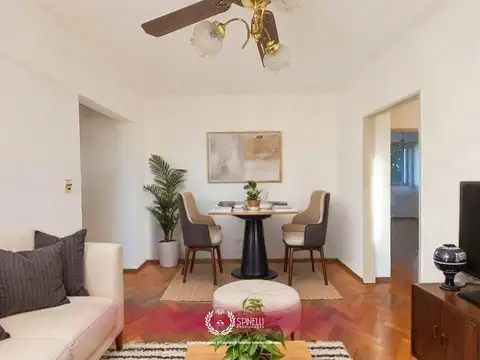 Alquiler departamento 3 ambientes 65M² en Pompeya con balcón al frente muy luminoso