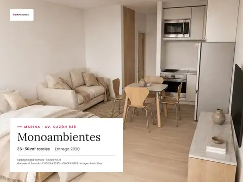 Monoambiente con balcón en pozo – Tigre centro – Financiación Cuotas fijas USD