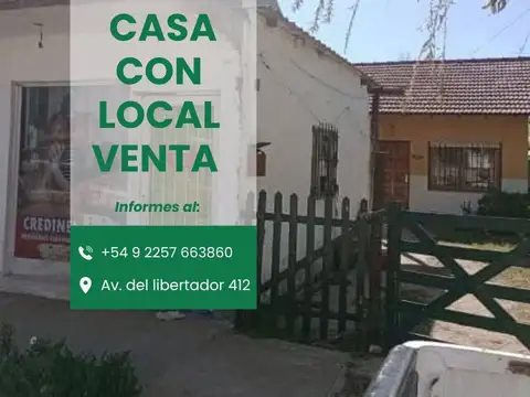 CASA EN VENTA CON LOCAL A RECICLAR
