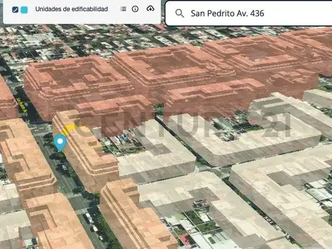Terreno en Venta 43,65  mts Fondo