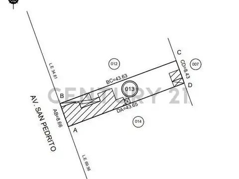 Terreno en Venta de 368,0 m2