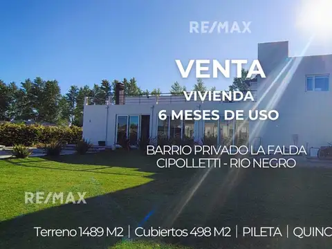 VIVIENDA  BARRIO PRIVADO LA FALDA CIPOLLETTI