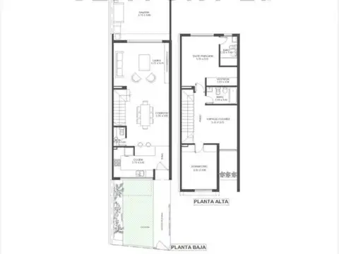 Departamento 3 ambientes con 3 baños
