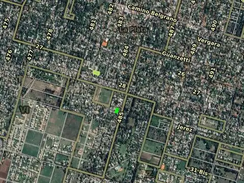 Terreno en Venta 10  mts Frente