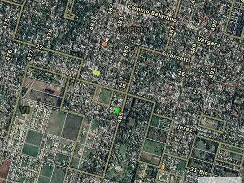 Terreno en Venta 10  mts Frente