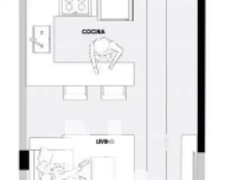 Departamento en Venta de Monoambiente