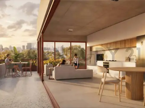 VENTA 3 AMBIENTES CON BALCON TERRAZA