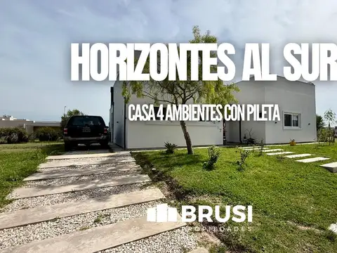 Casa en venta en una planta en Horizontes al Sur – Steel Frame con alta eficiencia energética