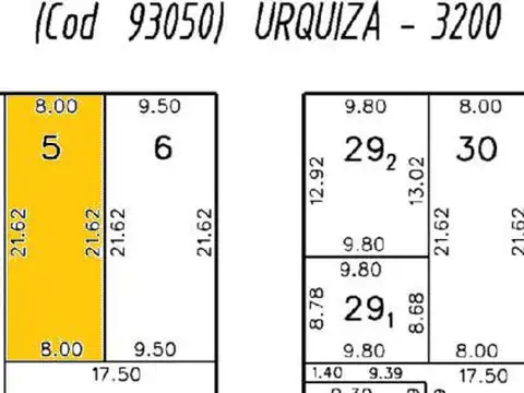 Terreno en Venta de 173,0 m2