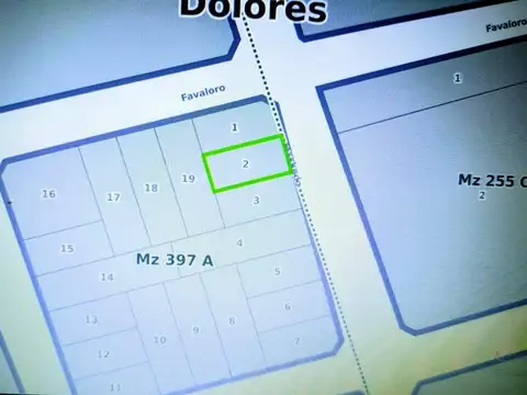Lote en venta en Dolores 