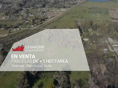 Parcelas de 1 ha en venta, Marcos Paz.