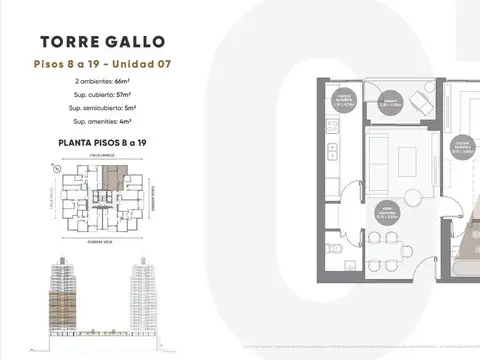 Departamento en Venta en Balvanera, USD 182.000
