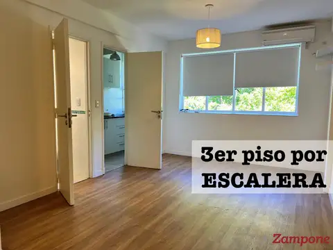 Alquiler de monoambiente cocina independiente muy luminoso