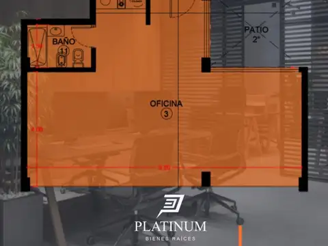 Oficina en Venta con 1 cochera