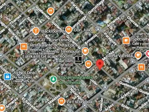 Guatemala 4478 e/ Avenida Raúl Scalabrini Ortiz y Malabia