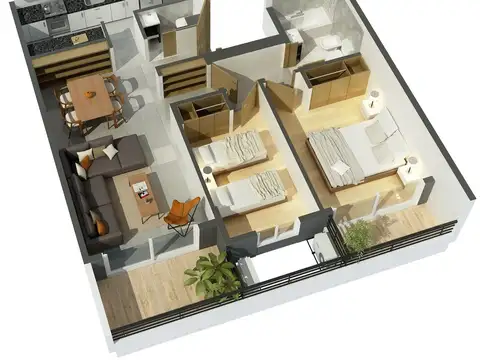 Departamento en Venta de 2 dormitorios