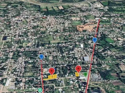 SE VENDEN TERRENOS EN SAN ISIDRO V.VIEJO CATAMARCA