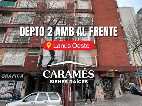 Depto de 2 amb refaccionado a nuevo en pleno Lanusita. Baulera.