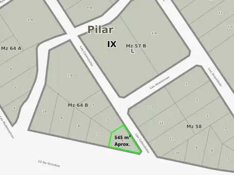 Terreno Lote  en Venta en Manuel Alberti, Pilar, G.B.A. Zona Norte