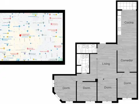 Departamento en Venta de 5 ambientes