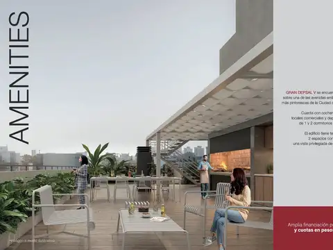 Departamento en Venta de 1 dormitorio