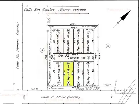 Terreno en Venta en Toay, USD 20.000