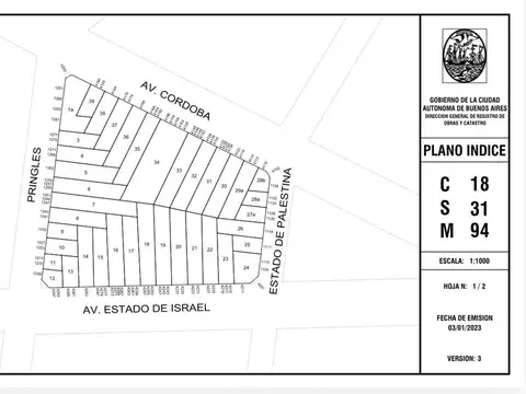 Terreno en Venta en Villa Crespo, USD 1.000.000