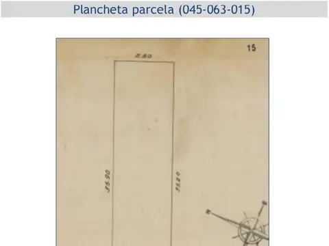 Terreno en Caballito