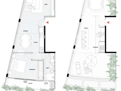 Departamento en Venta de 2 ambientes