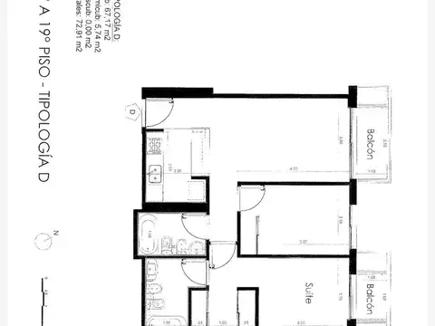 Departamento Pozo 3 ambientes Entrega 12/25 - A estrenar con cochera