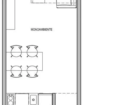 Departamento en Venta en Villa Crespo, USD 94.000
