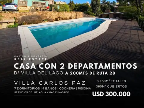 Casa en Venta en Villa Del Lago, Villa Carlos Paz