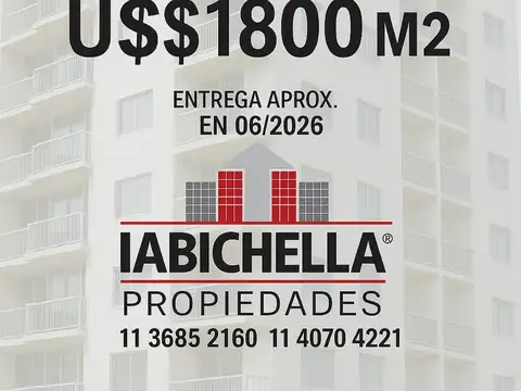 Departamento en Venta de 1 dormitorio