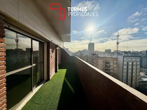VENTA departamento 2 ambientes con cochera y balcón terraza  en zona Plaza Colón, Mar del Plata