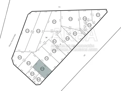 Terreno en Venta 10  mts Frente