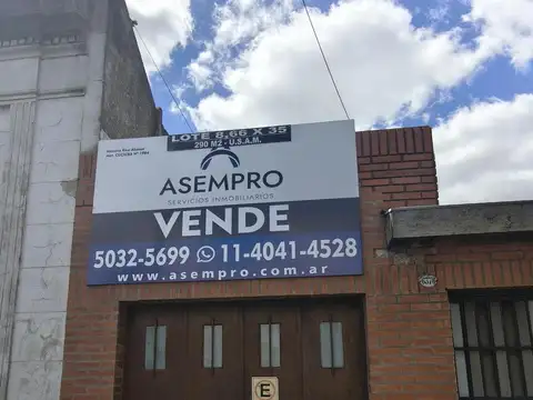 Terreno en Venta en Villa Devoto, USD 249.000