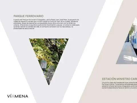 Departamento 3 ambientes con 2 baños