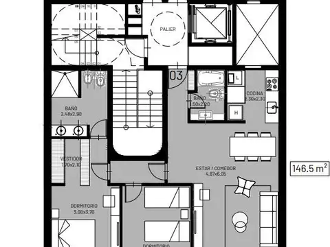 Departamento en Venta al Sur