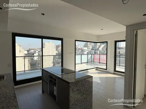 Departamento, 2 ambientes a estrenar, balcón terraza
