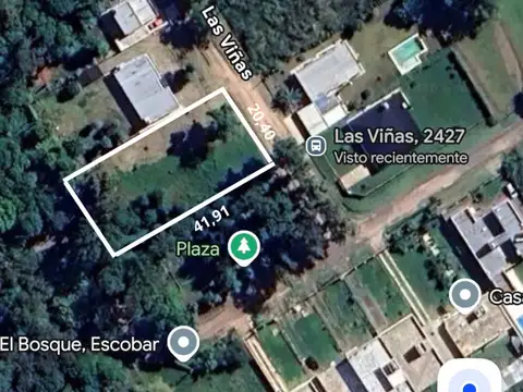Terreno en Venta de 855,0 m2