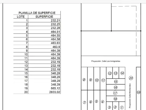 Lote en Ángel Gallardo - San Miguel 2