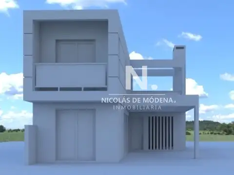 Casa 4 ambientes con 2 baños