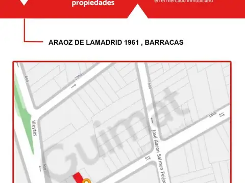 Terreno en Venta en Barracas, USD 120.000