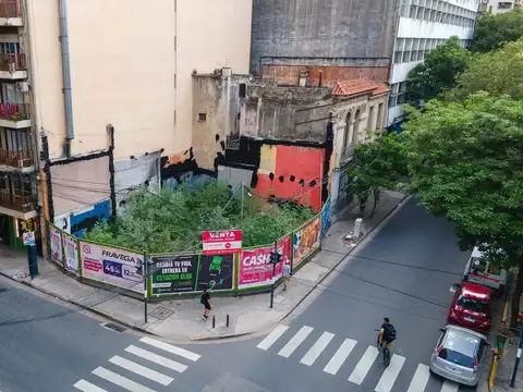Terreno para edificio - Entre Ríos y Zeballos - Centro Rosario | Venta