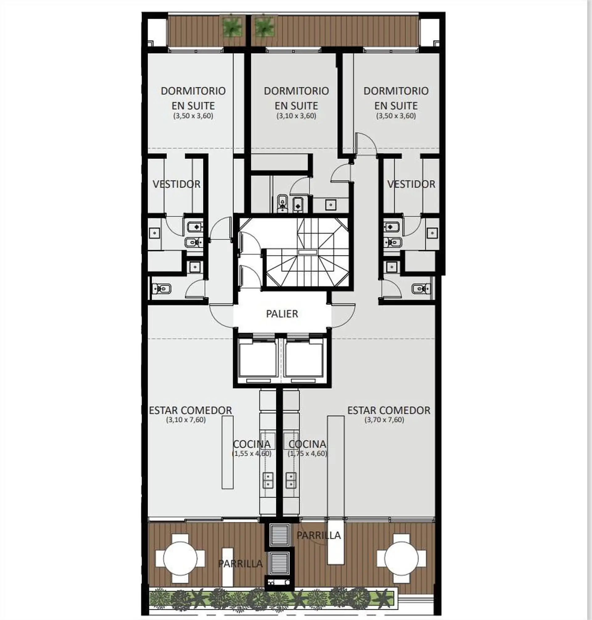 Departamento - Plaza Mitre