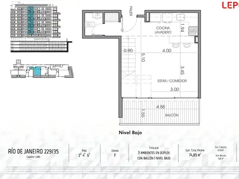 Departamento en Venta En pozo