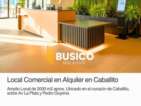 ALQUILER LOCAL COMERCIAL CABALLITO A METROS DE PEDRO GOYENA