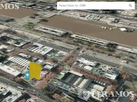 Terreno sobre Paseo Colón