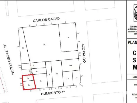 Avenida Paseo Colon  N°1080